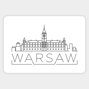 Warsaw Minimal Skyline Magnet